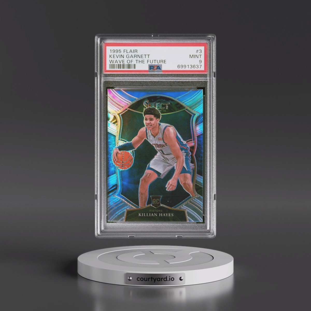 1995 Kevin Garnett - Basketball Flair Wave of the Future PSA 9 MINT